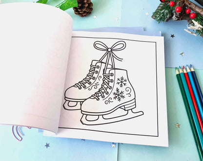 Snowy Wonder Colouring Book