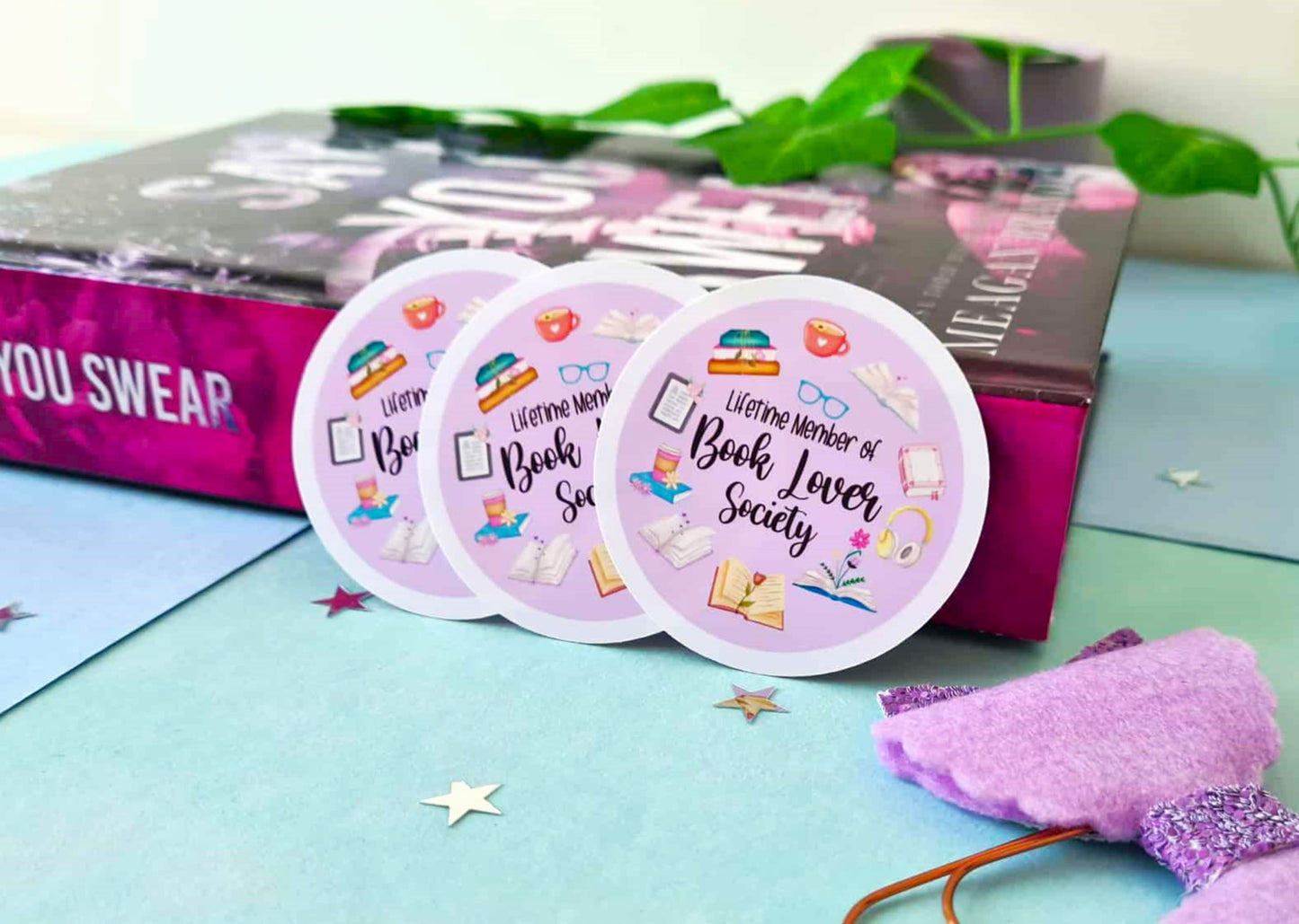 Book Lover Society Vinyl Sticker