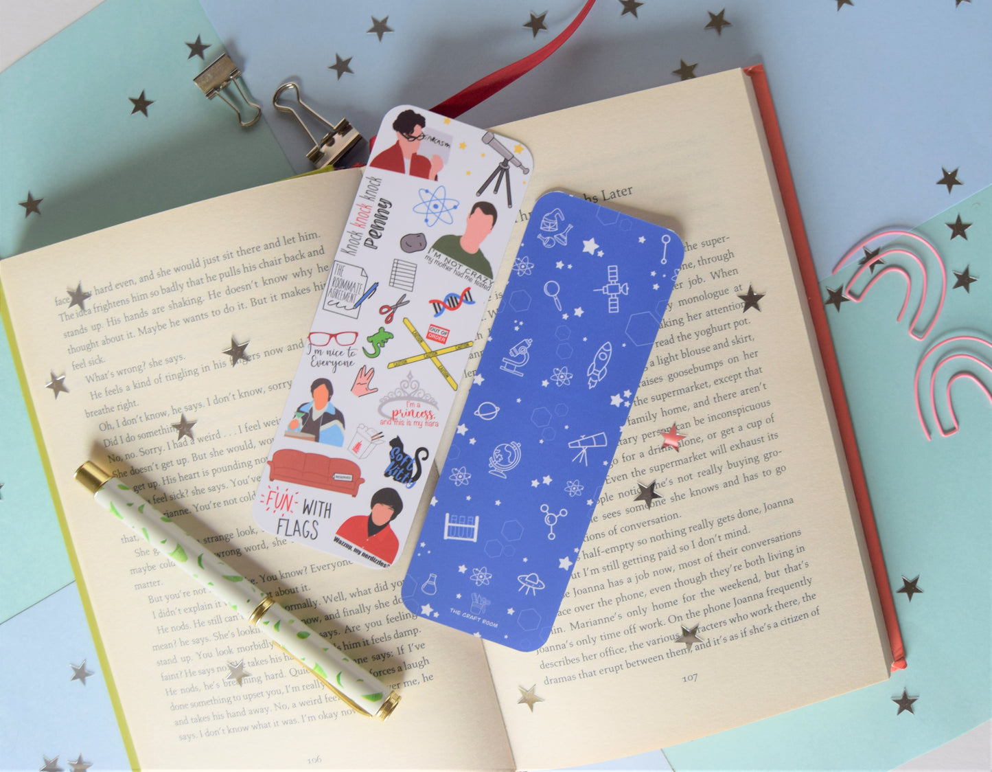 The Big Bang Theory Themed Bookmark