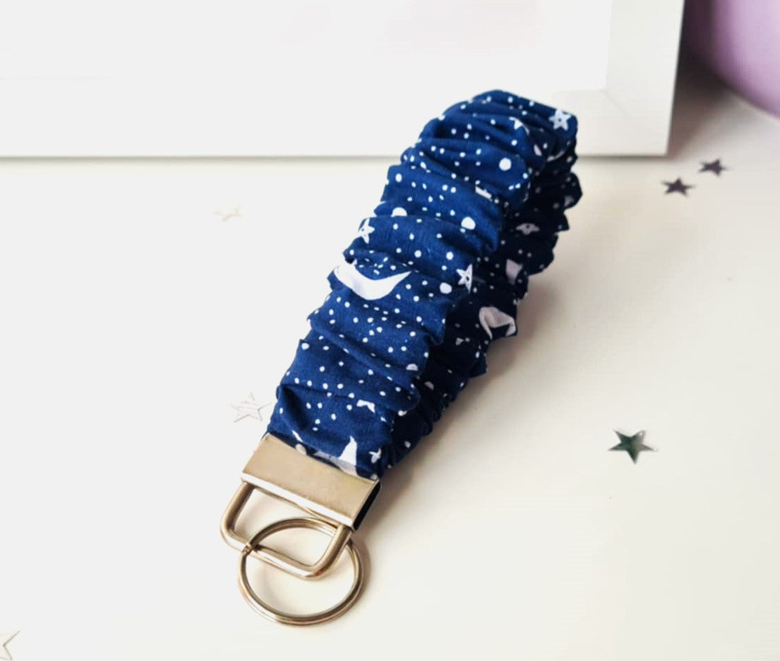 Midnight Sky Scrunchie Wristlet