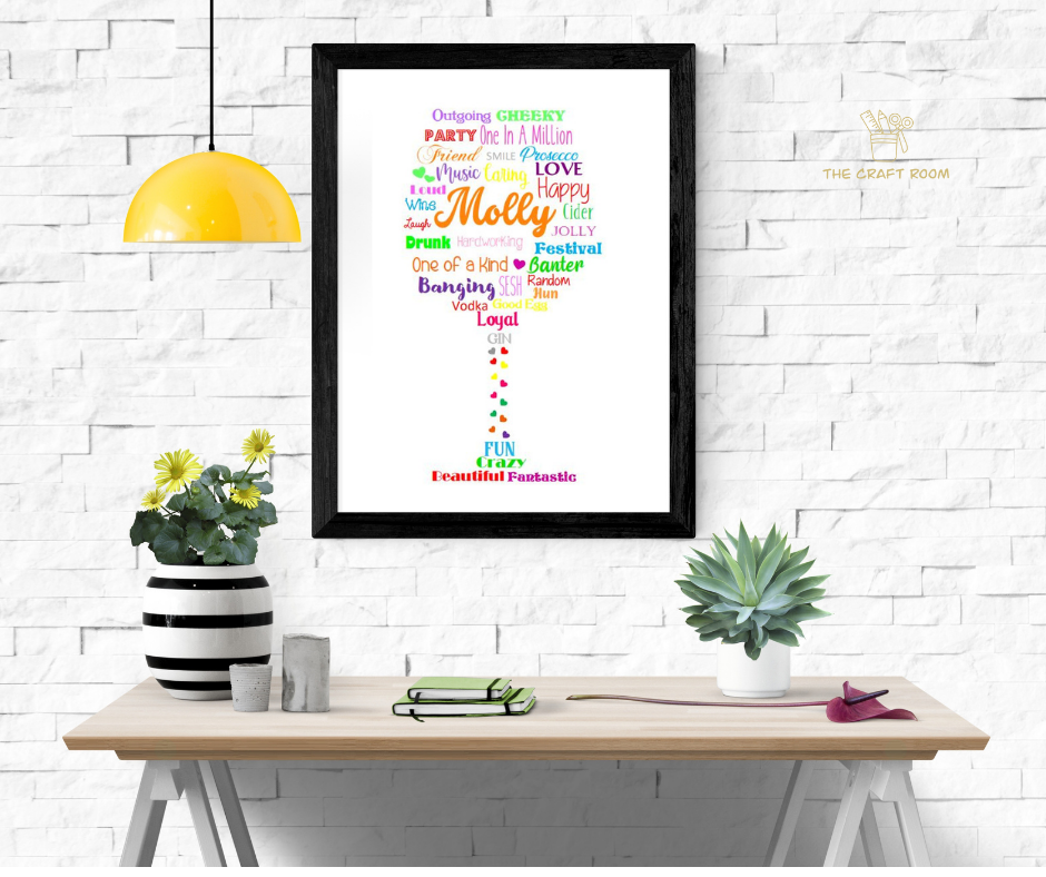 Personalised Word Art Print