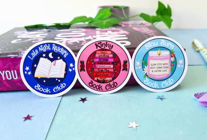 Book Club Vinyl Sticker