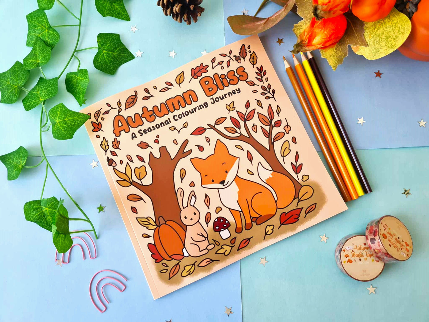 Autumn Bliss Colouring Book