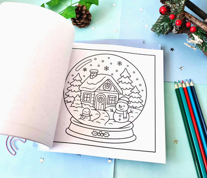 Snowy Wonder Colouring Book