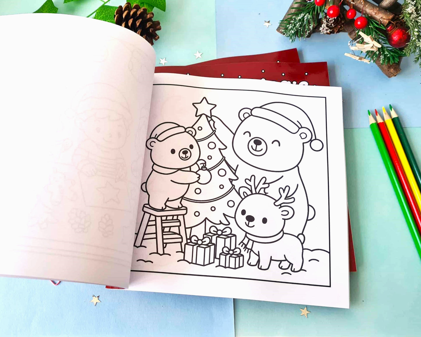 Christmas Magic Colouring Book