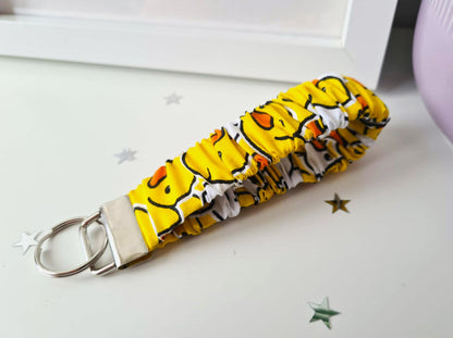 Ducky Themed Scrunchie Wristlet