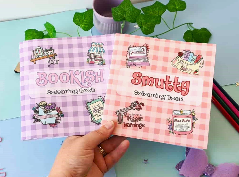 Bookish Colouring Book
