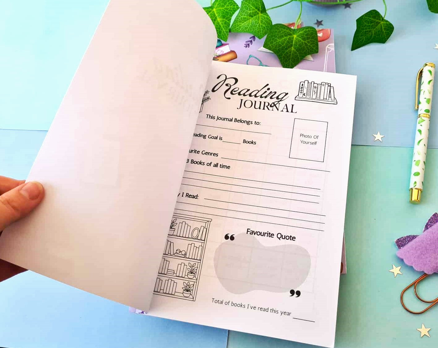 Reading Journal Notebook