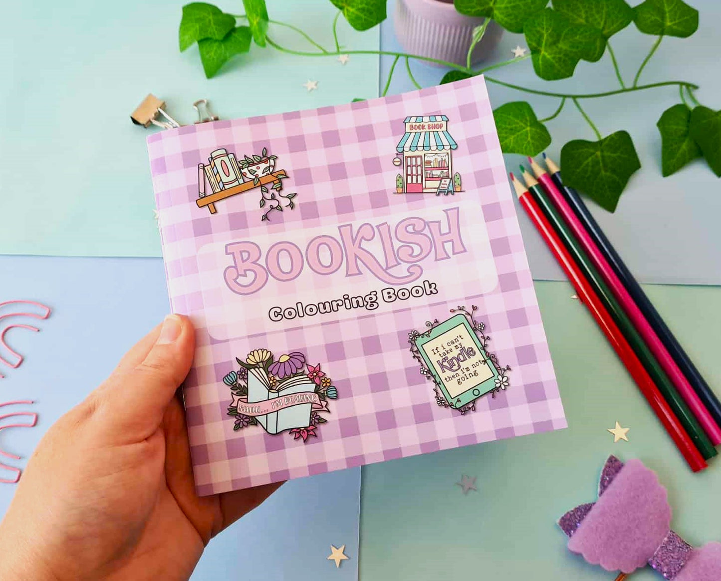 Bookish Colouring Book