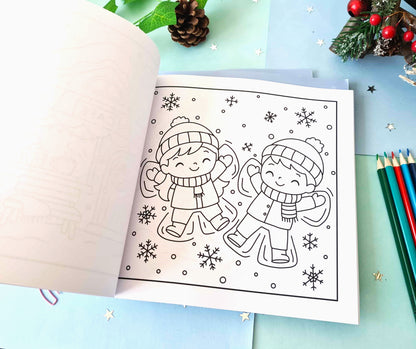 Snowy Wonder Colouring Book