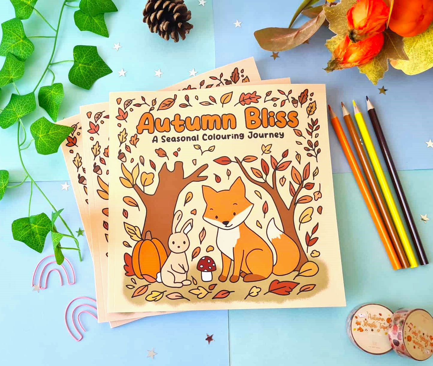 Autumn Bliss Colouring Book