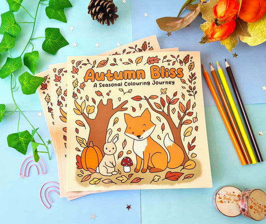 Autumn Bliss Colouring Book