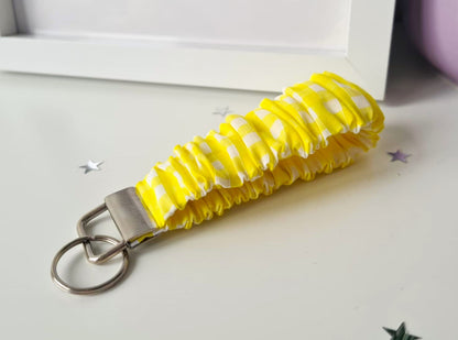 Gingham Scrunchie Wristlet