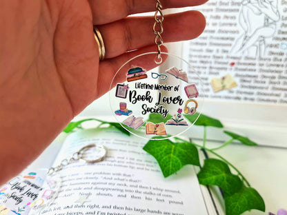 Book Lover Society Keychain