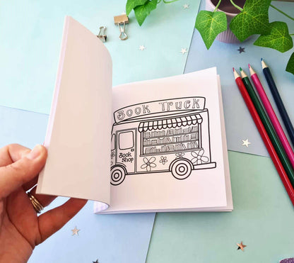 Bookish Colouring Book