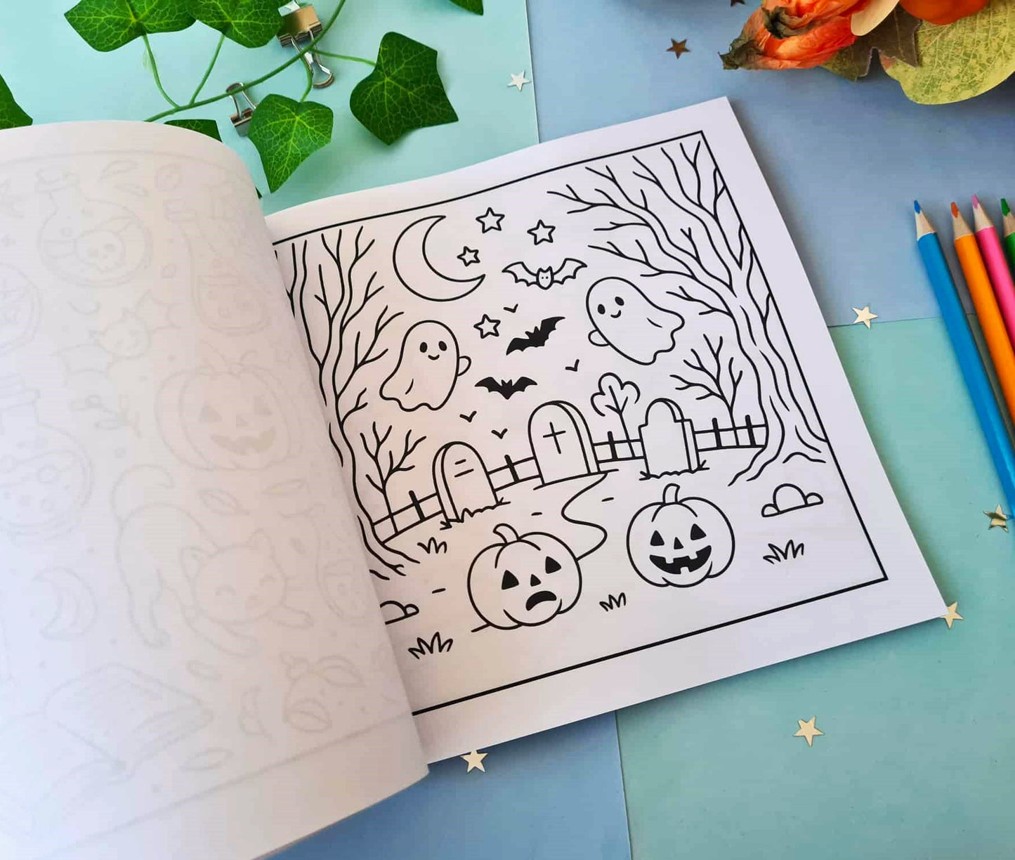 Spooky Season Colouring Book
