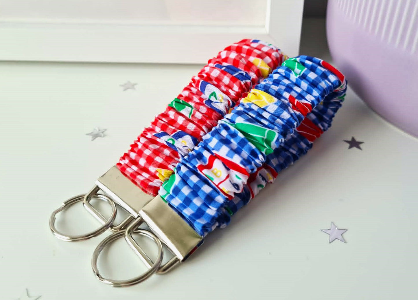 School Themed Scrunchie Wristlet