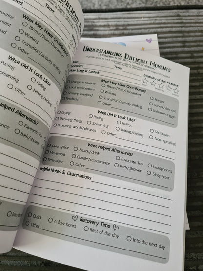 SECONDS - SEN Parent Trigger & Meltdown Tracker